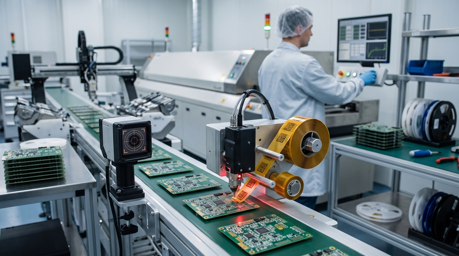 Elektronik Üretiminde Isıya Dayanıklı Yanmaz Etiketler
